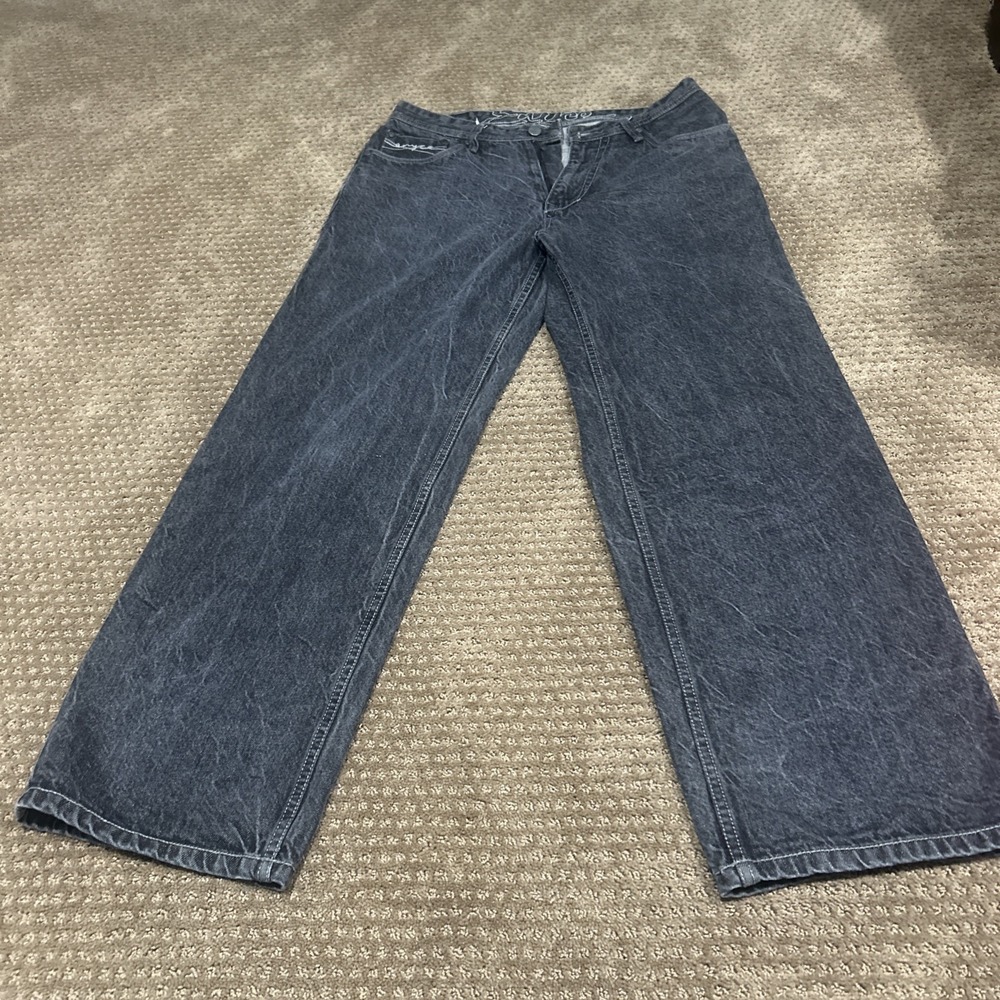 VTG Enyce Jeans Wide Leg 36"‎ Baggy Y2k Hip Hop Grunge Southpole 90s Skater Men